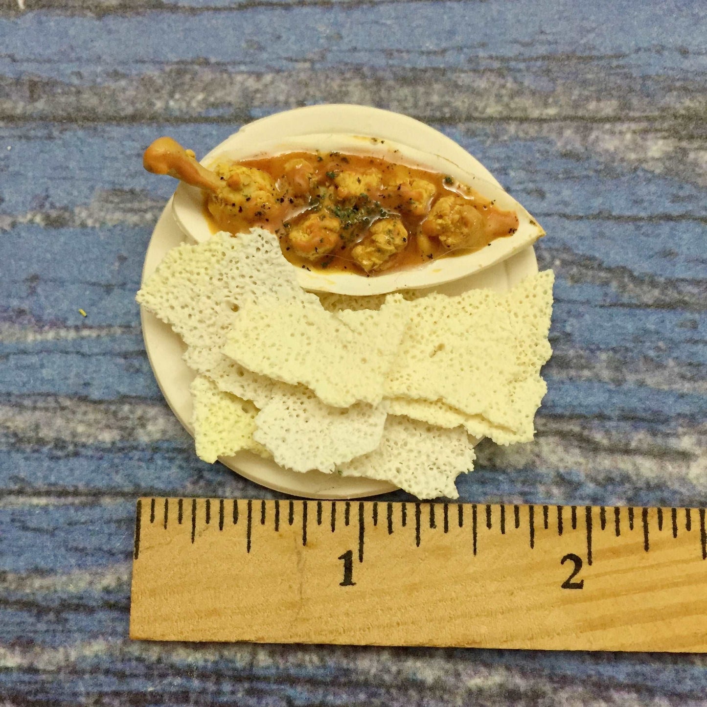 Mangalore  Kori Roti South Indian Miniature Food Magnet