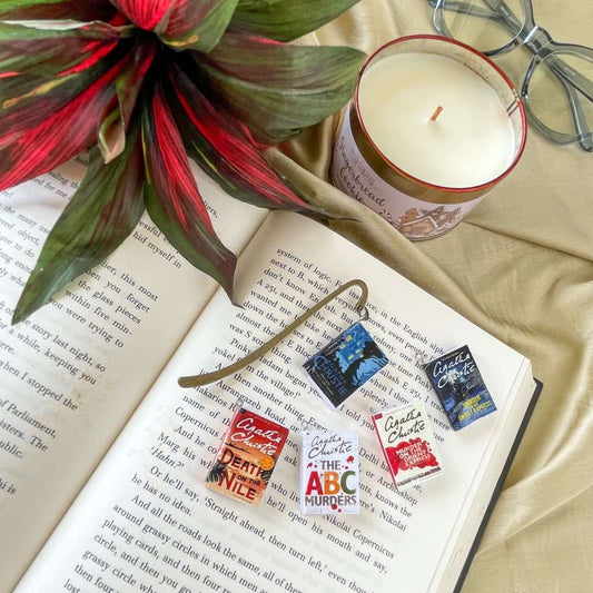 Agatha Christie Miniature Books Hook Bookmark