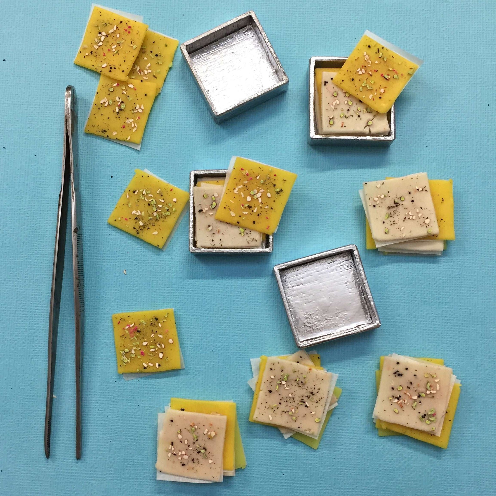 Mumbai Ice Halwa  Indian Miniature Food Magnet