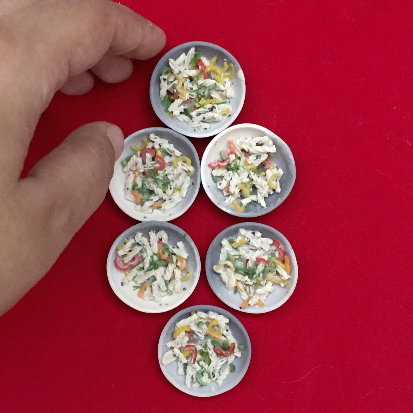 Italian Fusilli Pasta Miniature Food Fridge Magnet