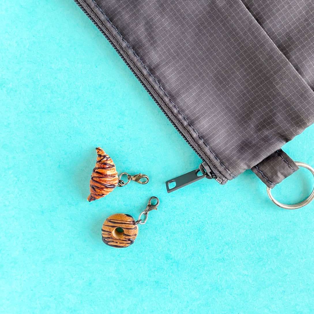 Bakery Miniature Zipper, Pendant, Bracelet & Planner Charms