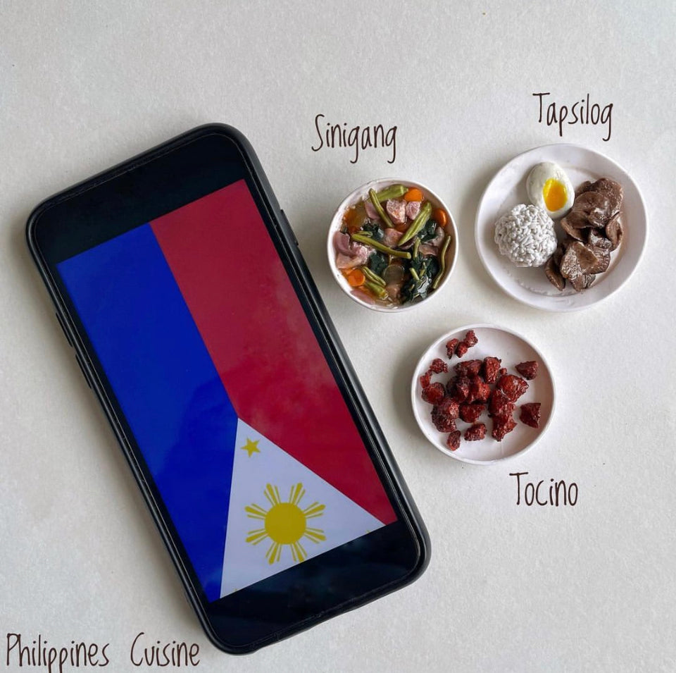 Aimant alimentaire miniature Philippino Tocino