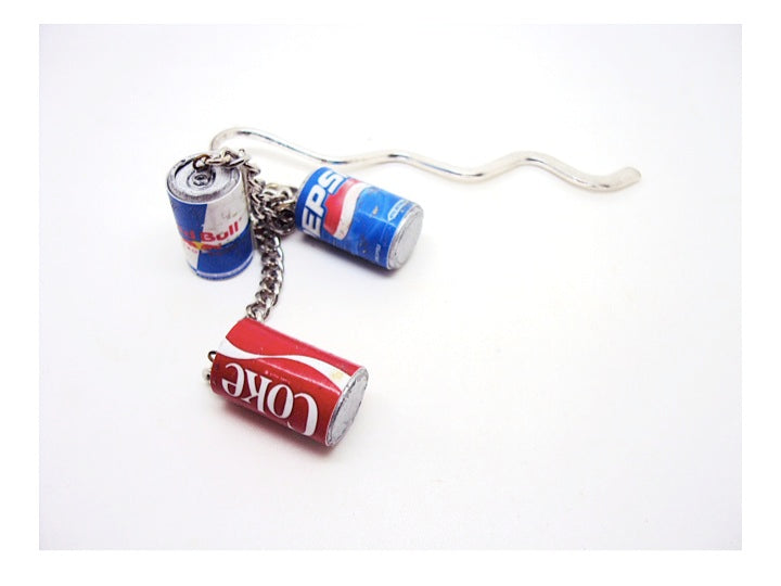 Drink Cans Miniature Hook Bookmark