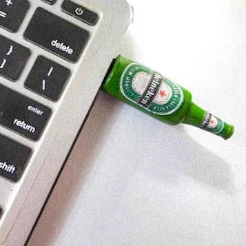 Heineken Miniature Beer Bottle Novelty Pen Drive