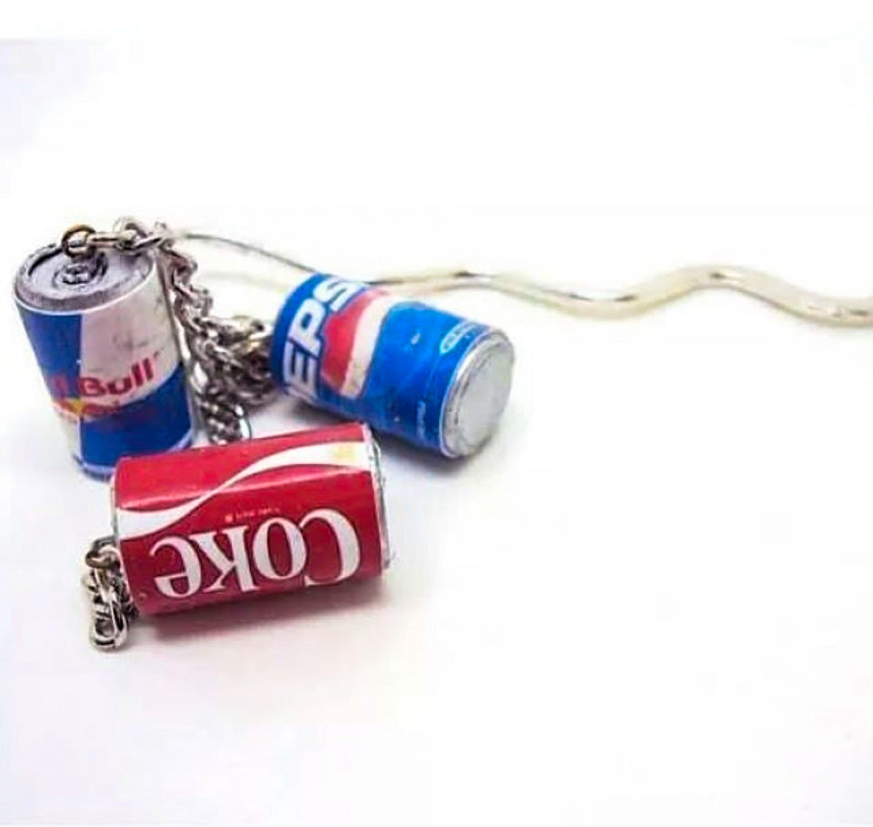 Drink Cans Miniature Hook Bookmark