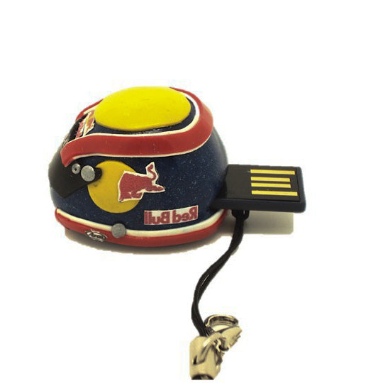 Mark Webber F1 Helmet Miniature Novelty Pen Drive
