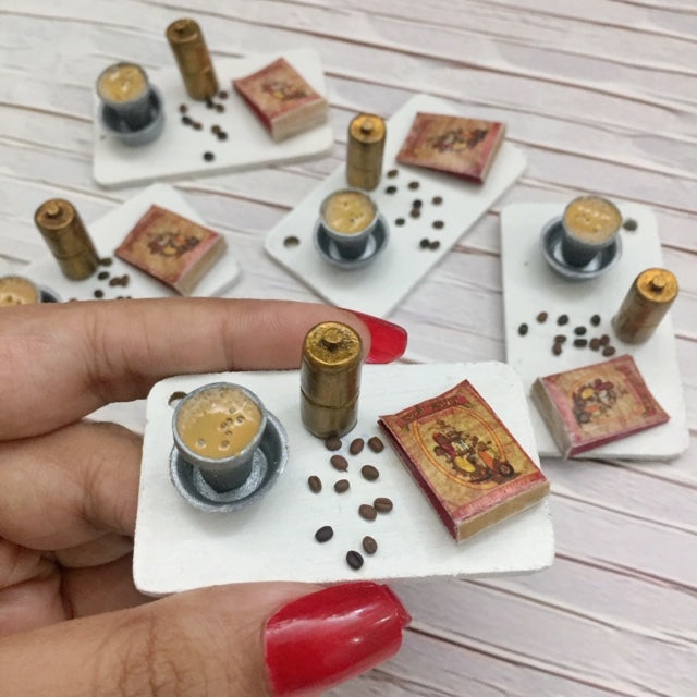 South Indian Filter Coffee Miniature Food Magnet
